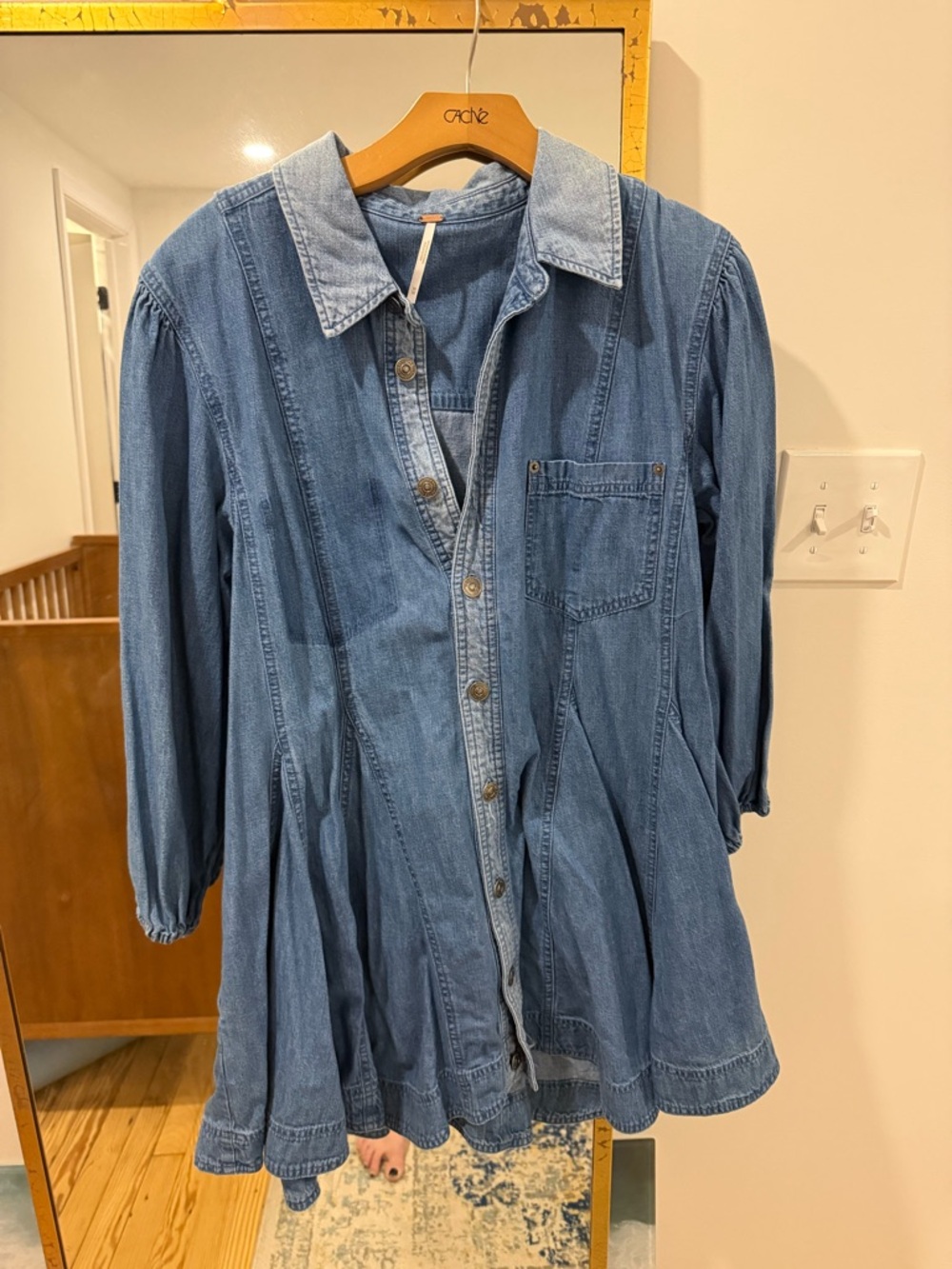 FREE PEOPLE: Get Free Denim Mini - Picture 4 of 4